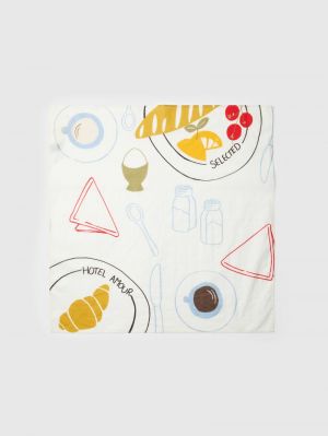 SLFSARA AMOUR SILK SCARF 4966526 Egret W