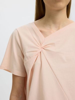 SLFMILA TWISTED SS TEE 5019768 Pale Do