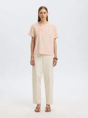 SLFMILA TWISTED SS TEE 5019768 Pale Do
