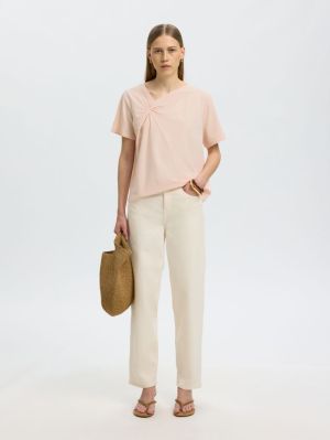 SLFMILA TWISTED SS TEE 5019768 Pale Do
