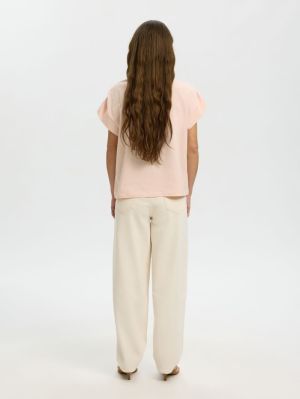 SLFMILA GATHERED SS TEE 5019766 Pale Do
