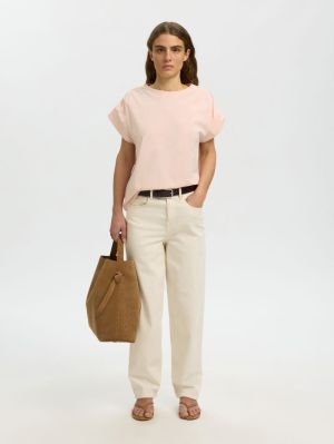 SLFMILA GATHERED SS TEE 5019766 Pale Do