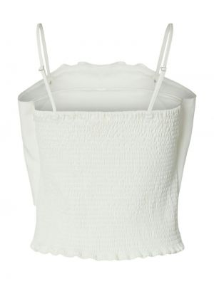 SLFVINELLE PLEATED BANDEAU TOP 5018380 Snow Wh