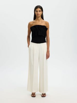 SLFVINELLE PLEATED BANDEAU TOP 4948031 Black B