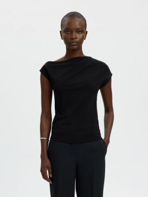 SLFMOLLY SS TOP 4942715 Black B