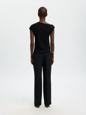 SLFMOLLY SS TOP 4942715 Black B