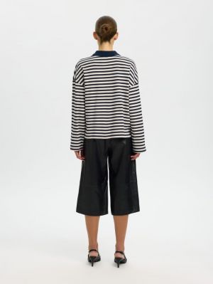 SLFMILLY LS POLO 4945684 Dark Sa
