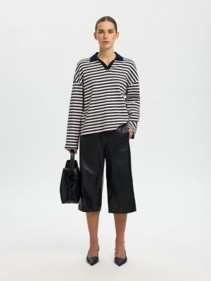 SLFMILLY LS POLO 4945684 Dark Sa