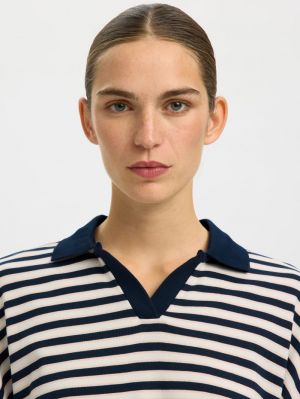 SLFMILLY LS POLO 4945684 Dark Sa