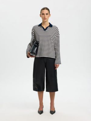 SLFMILLY LS POLO 4945684 Dark Sa