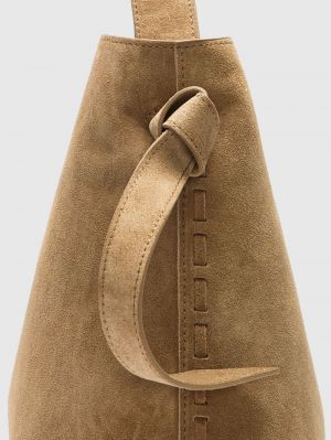 SLFSTELLA MEDIUM SUEDE BAG 4972422 Tan Bro