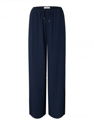 SLFIONA HW WIDE STRING PANT B 4938551 Dark Sa