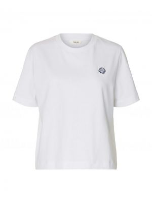 SLFELLA SS EMB BOXY TEE FT 5079416 Bright