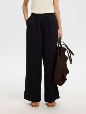 SLFANNIE HW WIDE PANT B 5008407 Black B