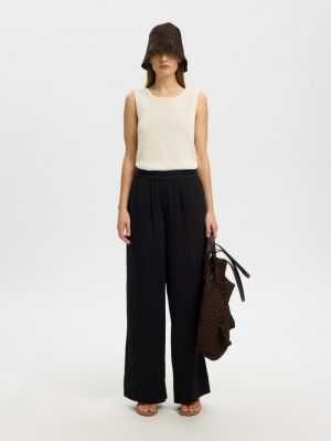 SLFANNIE HW WIDE PANT B 5008407 Black B