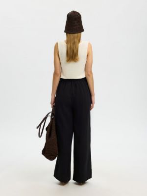 SLFANNIE HW WIDE PANT B 5008407 Black B
