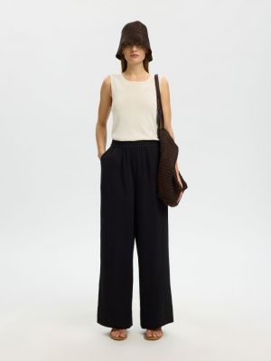 SLFANNIE HW WIDE PANT B 5008407 Black B