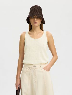 SLFMIA SL KNIT TOP U-NECK 5003361 Egret W