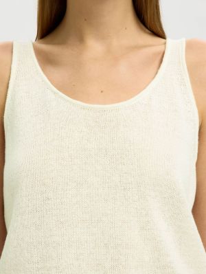 SLFMIA SL KNIT TOP U-NECK 5003361 Egret W