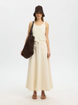 SLFMIA SL KNIT TOP U-NECK 5003361 Egret W