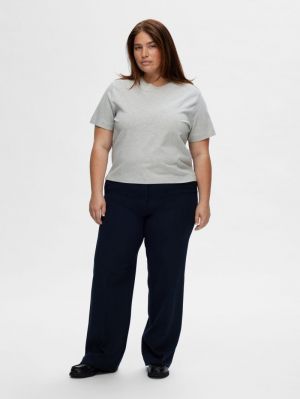 SLFESSENTIAL SS BOXY TEE NOOS 4442205 Light G