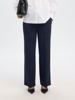 SLFRITA MW WIDE PANT DARK SAP  4240504 Dark Sa