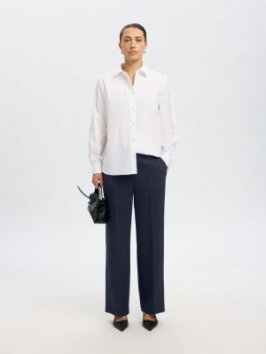 SLFRITA MW WIDE PANT DARK SAP  4240504 Dark Sa