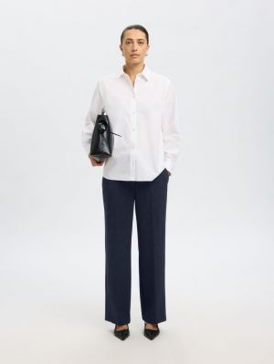 SLFRITA MW WIDE PANT DARK SAP  4240504 Dark Sa