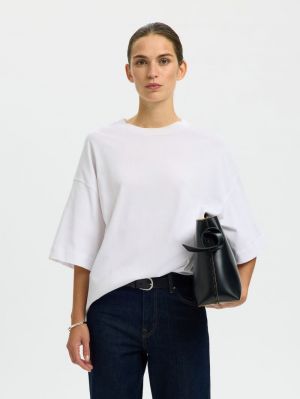 SLFCOLWOMAN 2/4 OVERSIZED TEE  4754485 Bright