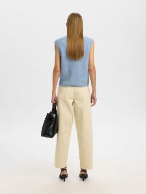 SLFLULU SL BUTTON O-NECK VEST  4900370 Cashmer