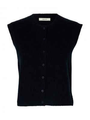 SLFLULU SL BUTTON O-NECK VEST  4900369 Dark Sa