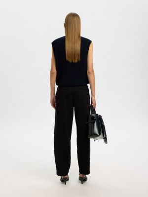 SLFLULU SL BUTTON O-NECK VEST  4900369 Dark Sa