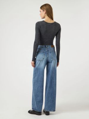 YASUVA HW WIDE JEANS S. 5010767 Medium