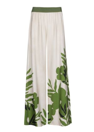 palazzo broek met botanische p 69 Multi Color