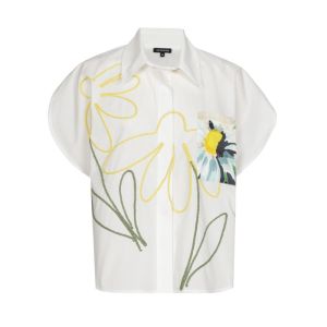 bloes in katoen met broderie 69 Multi Color