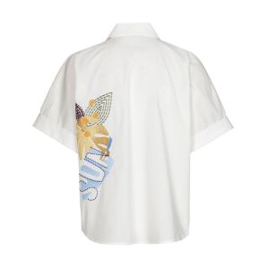 bloes in katoen met broderie 29 Multi Color