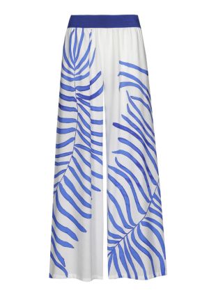 palazzo broek, elastic waist 29 Multi Color