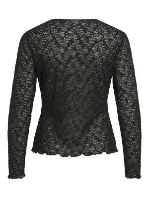 VIFAY O-NECK L/S TOP - NOOS 5109253 Black