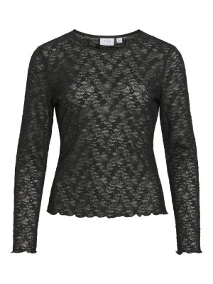 VIFAY O-NECK L/S TOP - NOOS 5109253 Black