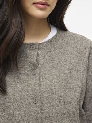 VILIGA 2/4 O-NECK KNIT CARDIGA 5008206 Grey