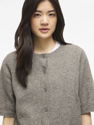 VILIGA 2/4 O-NECK KNIT CARDIGA 5008206 Grey