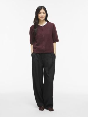 VILIGA 2/4 O-NECK KNIT CARDIGA 5022314 Red