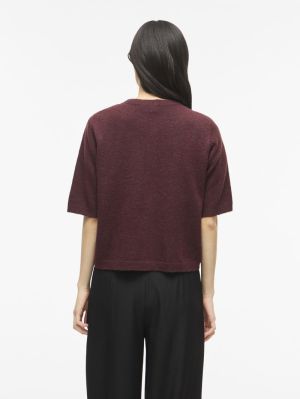 VILIGA 2/4 O-NECK KNIT CARDIGA 5022314 Red