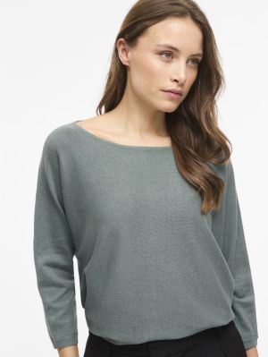 VIMALU BOATNECK 3/4 SLEEVE KNI 5022438 Green