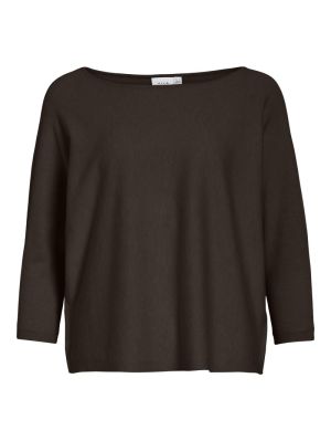 VIMALU BOATNECK 3/4 SLEEVE KNI 5112475 Brown