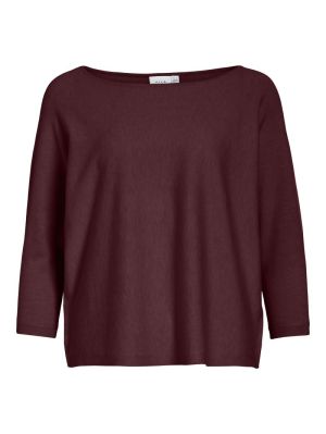 VIMALU BOATNECK 3/4 SLEEVE KNI 5112472 Red
