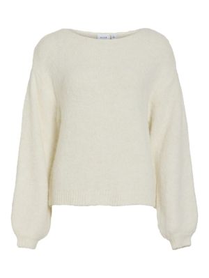 VIMARLEY L/S KNIT PULLOVER- NO 4873955 White