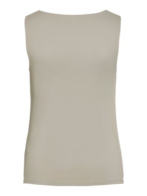 VIKENZA U-NECK S/L TANK TOP RE 4634894 Grey