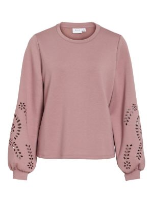 VISANDY L/S DETAIL SWEAT TOP - 5022486 Purple