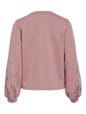 VISANDY L/S DETAIL SWEAT TOP - 5022486 Purple